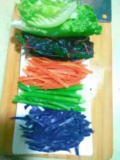 Make Viet Nam Spring Roll step 11
