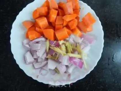 Make Carrot chops step 1