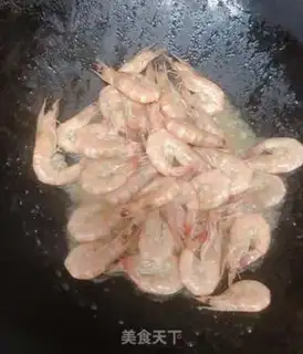 Make Peas radish shrimp step 3