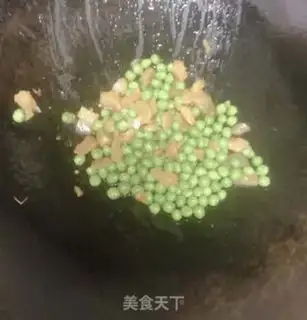 Make Peas radish shrimp step 4