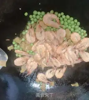 Make Peas radish shrimp step 5
