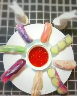 Make Viet Nam Spring Roll step 19
