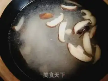 Make Porridge with mushrooms and beans step 7