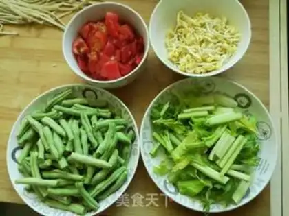 Make Halon noodles step 1