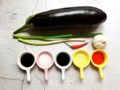 Make Tore the eggplant step 0