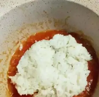 Make Tomato rice step 4