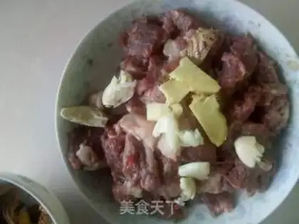 Make Tofu stew step 1