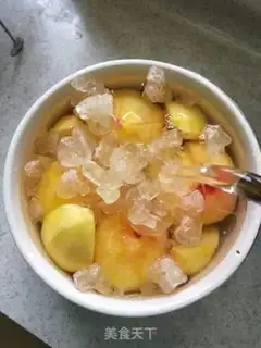 Make Peach candy step 1