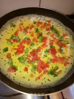 Make Vegetable omelet step 3