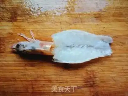 Make Garlic fan steamed shrimp step 4