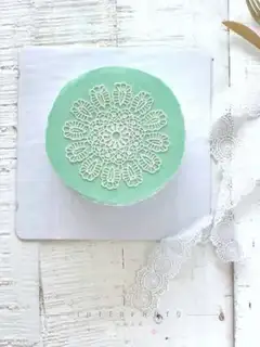 Make Chocolate lace cheesecake step 25