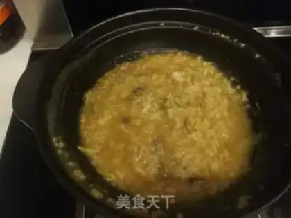 Make Seafood porridge step 3