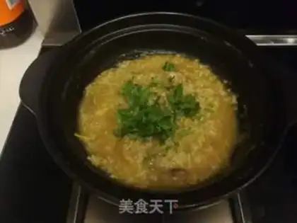Make Seafood porridge step 4