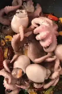 Make Spicy octopus step 4
