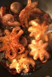 Make Spicy octopus step 6