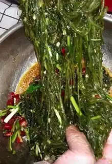 Make Sour sweet seaweed step 7