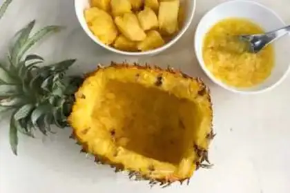 Make Pineapple rice step 6