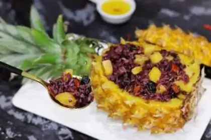 Make Pineapple rice step 14