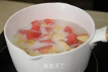 Make Watermelon porridge step 3