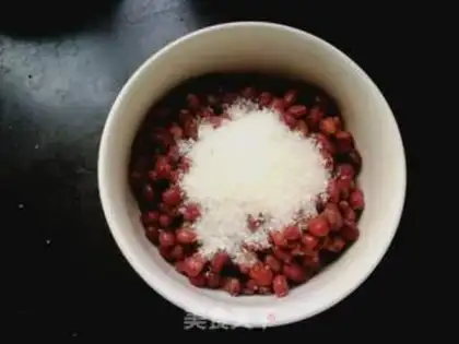 Make Peaches and bean ice step 4