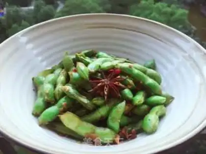 Make Spicy soybeans step 7