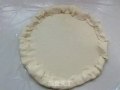 Make Bacon-peased mushroom pizza step 4