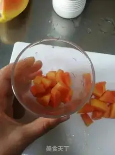 Make Yogurt fruit cup step 1