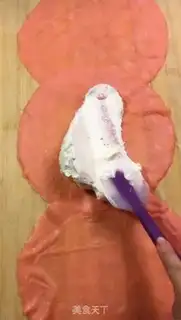 Make Strawberry bean towel roll step 6