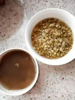 Make Green bean fish ice cream step 1