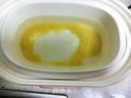 Make Red sugar rice step 1