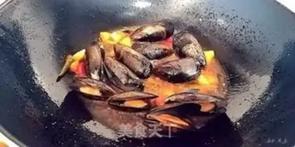 Make Fry mussels step 5