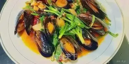Make Fry mussels step 7