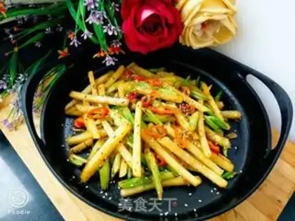 Make Spicy potato fries step 14