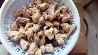 Make Chicken stew potatoes step 2