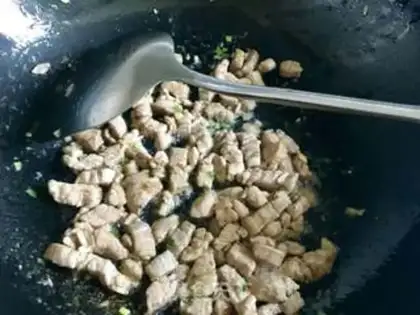 Make Garlic fried meat step 3
