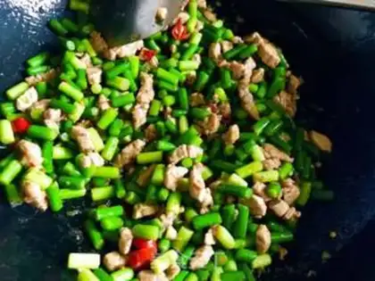 Make Garlic fried meat step 8
