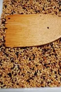 Make Black sesame rice sugar step 8
