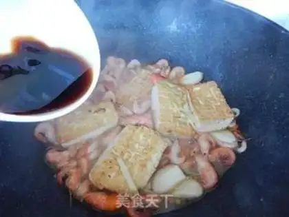 Make Shrimp tofu step 7