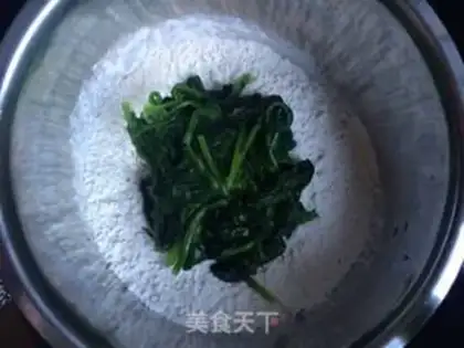 Make Handy spinach step 1