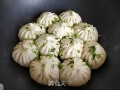Make Pork veggie buns step 12