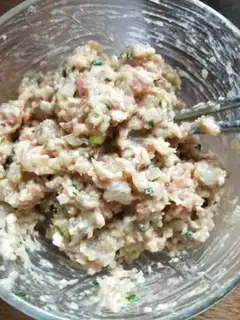 Make Shrimp dumplings step 6