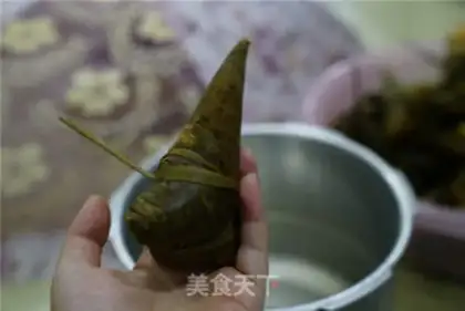Make Black rice, red bean dates step 5