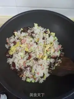 Make Weenie fried rice step 8