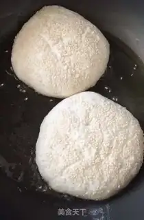 Make Souffle sesame pancakes step 12