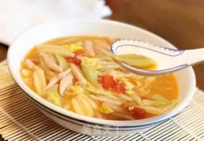 Make Tomato eggs, three-coloured fish step 9