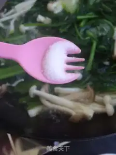 Make Spinach mushroom soup step 3