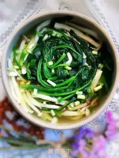 Make Spinach mushroom soup step 6