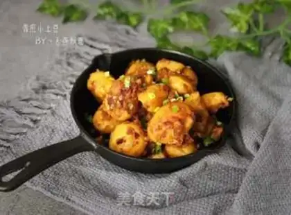 Make Fried potatoes step 14