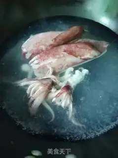 Make The white squid step 3