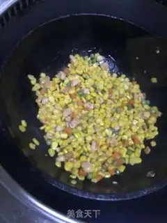 Make Corn chicken step 1